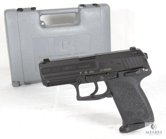 HK Heckler & Koch Compact USP 9mm Luger Semi-Auto Pistol