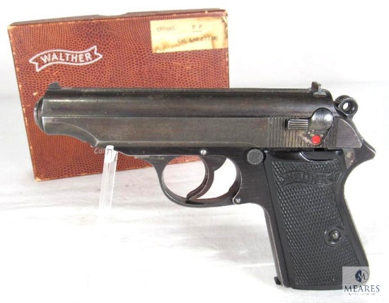 Walther PP Waffenfabrik 7.65mm / .32 ACP Semi-Auto Pistol with Box