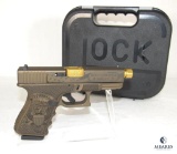 New Glock 19 Trump 45th Edition 9mm Semi-Auto Pistol with Zaffiri Gold Barrel