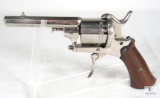 Antique Belgian .32 Pinfire Folding Trigger Revolver