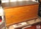 Antique Wood Hope Chest with Large Dovetail Construction