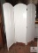 Three-Panel Wood Room Divider