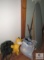 Two Ironing Boards with Assorted Fabric