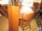 Pedestal Claw Foot Table with Leaf and Four Matching Chairs