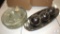 Decorative Glass and Silvertone Decorative Pieces