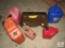 Assorted Plastic Fuel Cans