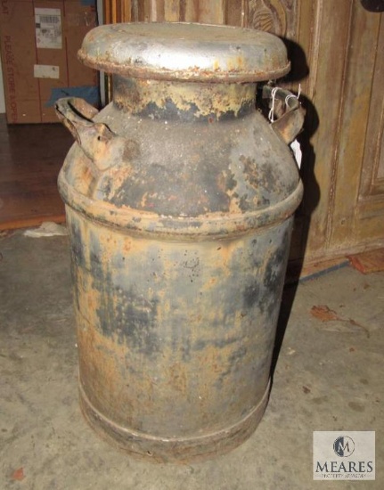 Large Metal Milk Can