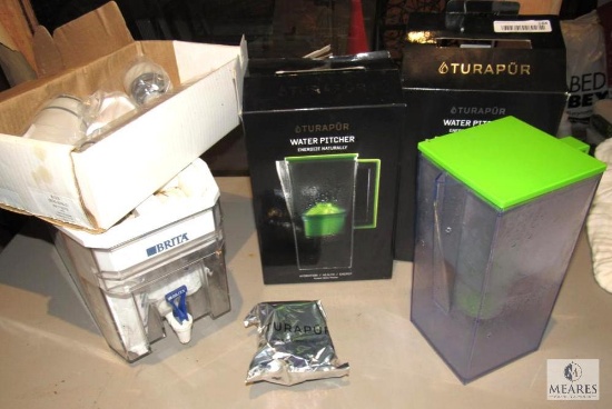 Two Turapur Water Pitchers with Brita Water Pitcher