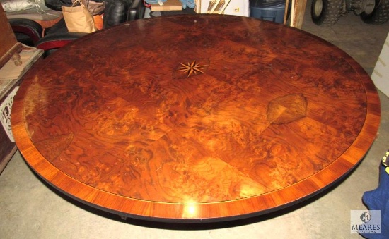 Handsome 6-foot Round Dining Table
