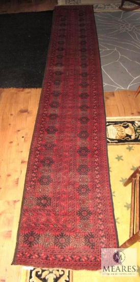 Black and Red Runner