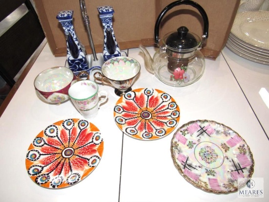 Dombay Oil and Vinegar Set with Decorative Coffee Cups