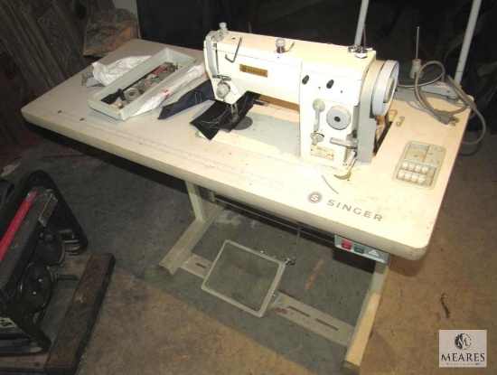 Singer Commercial Sewing Machine Model 20U-109 with Table