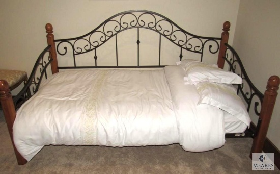 Wood and Metal Daybed