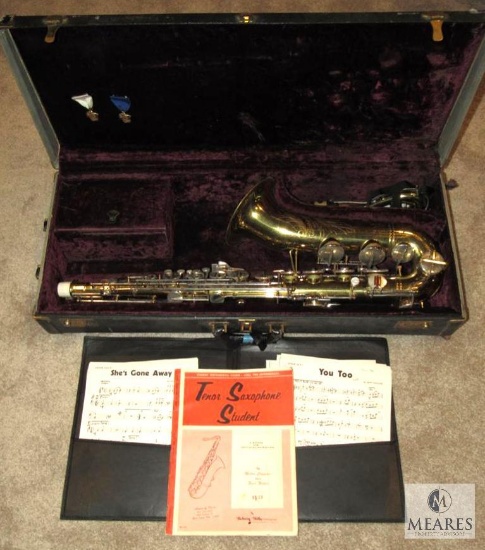 Vintage Buescher Aristocrat Tenor Saxophone in Case