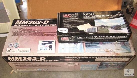 Automatic Gate Opener with Solar Powered Battery Charger