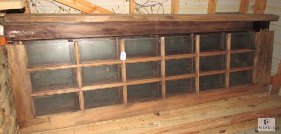 Six Glass Panel Wood Doors