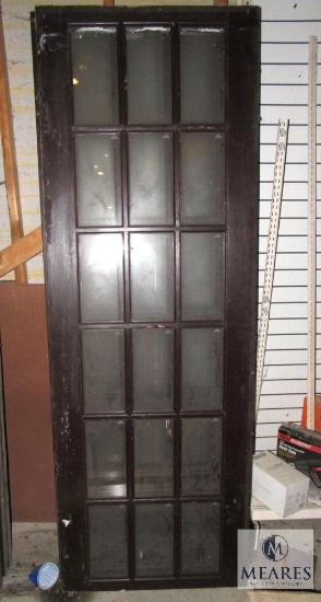 Four Glass Panel Wood Doors