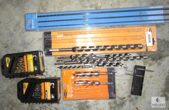 Assorted Drill and Auger Bits