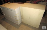 Two-Drawer Filing Cabinet with Two-Drawer Lateral Cabinet