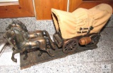 Metal Horse-Drawn Carriage
