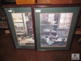 Two Framed and Matted Duck Decoy Prints