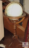 Cram's Imperial World Globe on Wood Stand