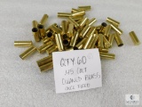 60 Count .45 LC Colt Brass Once Fired and Cleaned