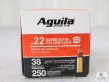 250 Rounds Aguila .22LR Super Extra Hollow Point 38 Grain Ammo