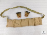 40 Rounds Ammo on Stripper Clips in Bandolier (Measures to be .303 British)
