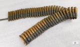 59 Count Brass .30-06 SPRG on Belt Fed Links