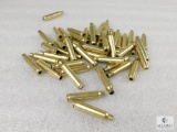 50+ Count .223 REM Once Fired Brass Cleaned and Deprimed for Reloading
