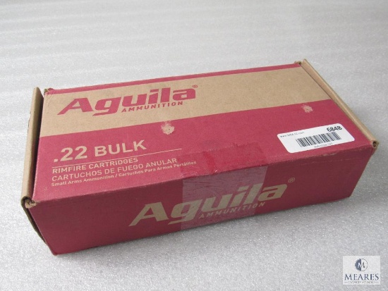 Full Case - 2000 Rounds Aguila .22 Long Rifle Ammo. 38 Grain High Velocity Hollow Point