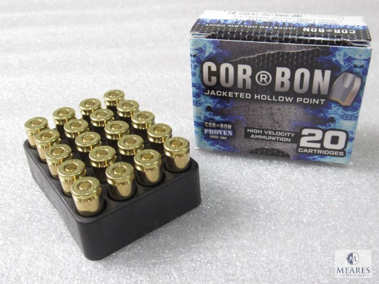 20 Rounds Corbon 9mm Ammo. 115 Grain +P JHP