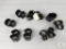 Lot of Five Pairs Assorted Scope Rings