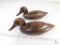 Pair of Two Wood Carved Duck Decoys
