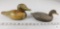 Lot of Two Vintage Wooden Duck Decoys