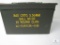 Metal Ammo Storage Can - Empty, 50 Cal Size