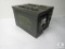 Lot of Two Metal Ammo Storage Cans - Both Empty, 30 Cal Size