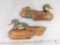 Pair of Ceramic Duck Decorative Wall Plaques
