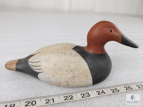 A Hutch Decoy Wooden Drake Duck