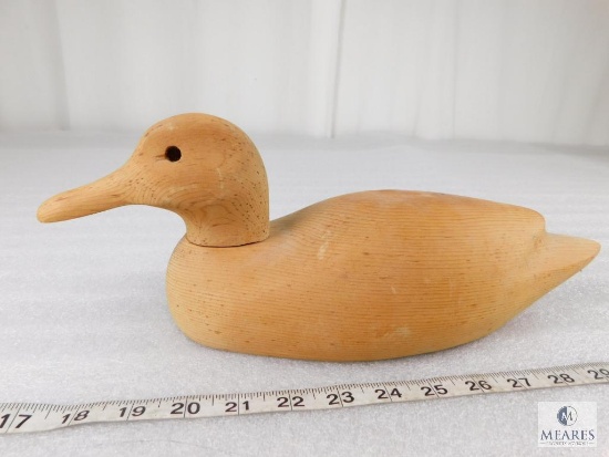 The Wooden Bird Factory Duck Decoy