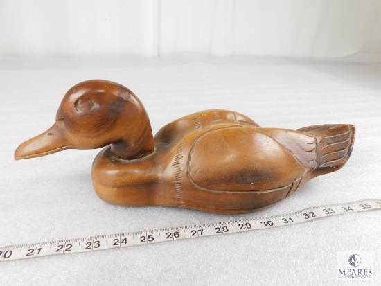 Hand Carved Wood Duck Decoy