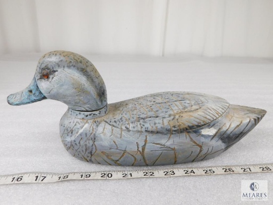 Hand Carved Wood Duck Decoy