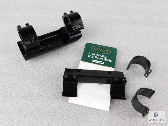 Holden Ironsighter Peep Through Scope Mount and Weaver Side Mount Rings