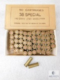 50 Rounds PMC .38 SPL 148 Grain Lead Wadcutter Ammo