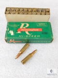 20 Rounds Remington .221 REM Fire Ball 50 Grain Soft Point Ammo in Vintage Box