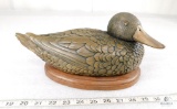 Detailed Brass Duck Decorative Figurine Very Heavy!
