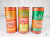 Lot Three Partial Cans of Hercules Smokeless Shotgun and Pistol Powder  (NO SHIPPING)