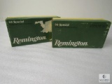 100 Rounds Remington .38 SPL 148 Grain Lead Wadcutter Ammo