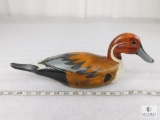 Vintage Wood Carved and Painted Duck Decoy